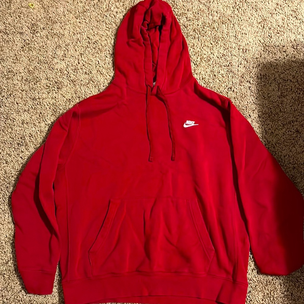 Nike XL red sweatshirt:)